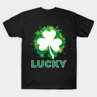 Lucky Shamrock Clover T-Shirt